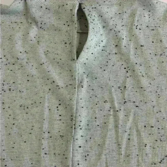 Lane Bryant long sleeved black/white sparkly top - Picture 7 of 9